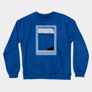 Window kitty Crewneck Sweatshirt